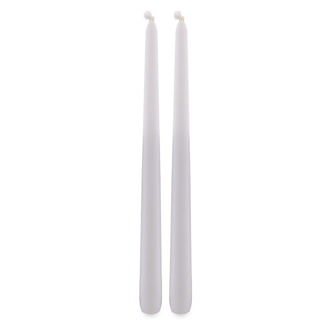 Túi 2 cây nến thơm taper Quang Minh Candle NQM2387 25 cm (Trắng)