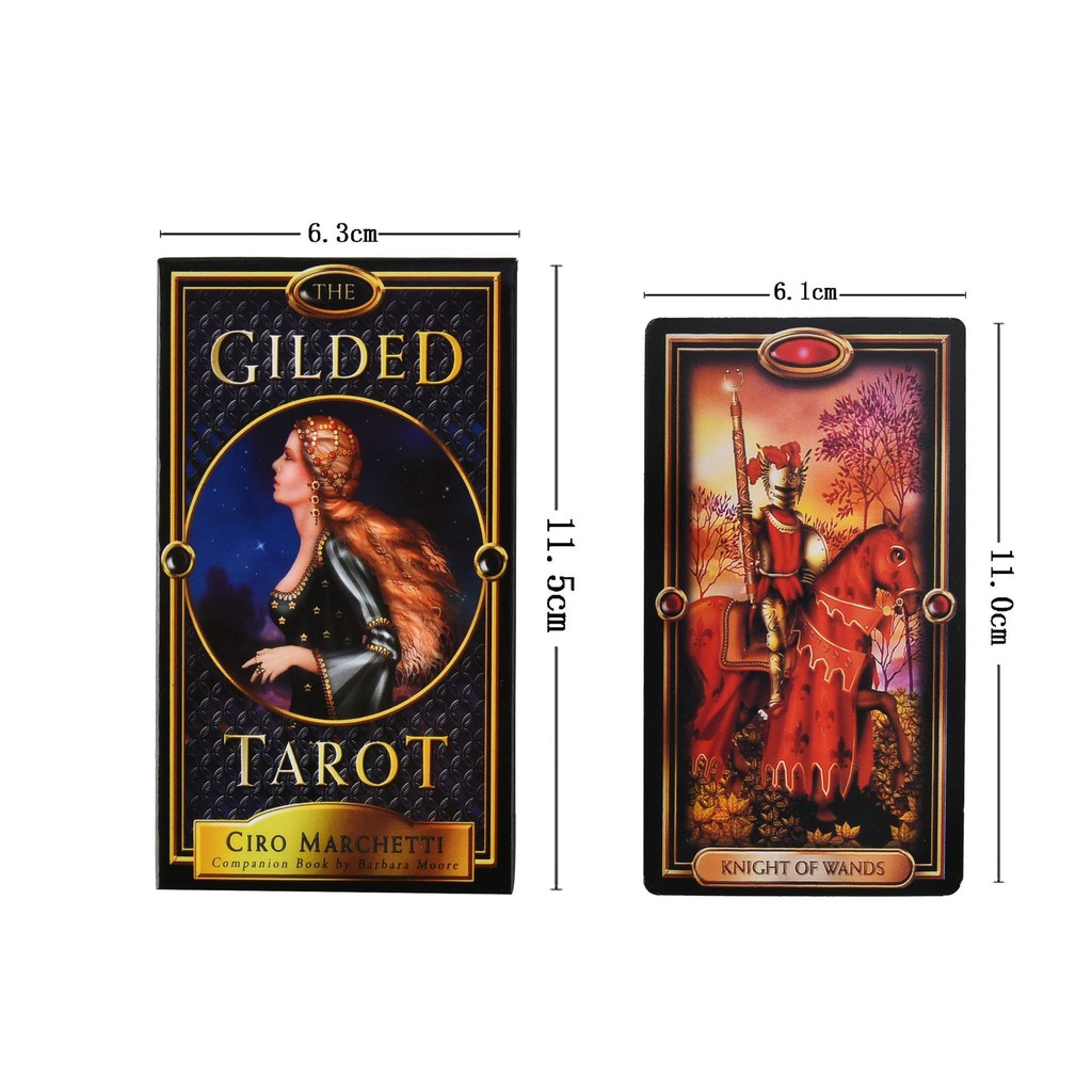 Bộ Bài The Gilded Tarot H9 New Cao Cấp