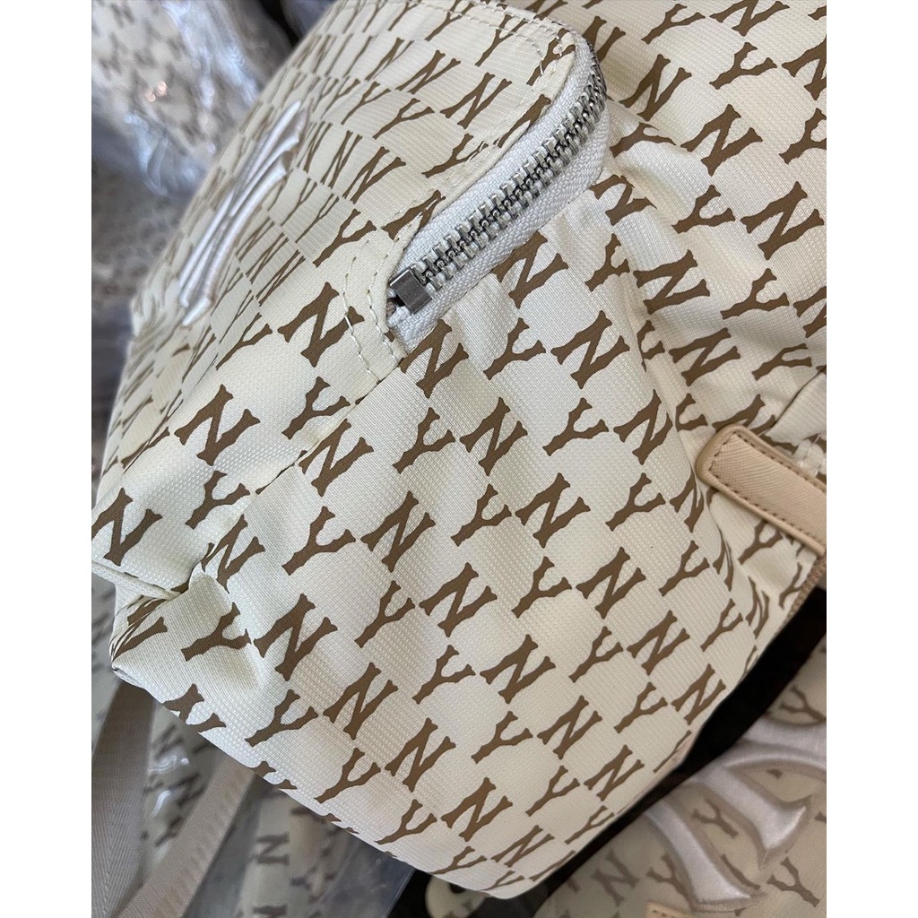 (HÀNG XUẤT XỊN) Balo M//L//B Monogam màu kem đi học, đi làm