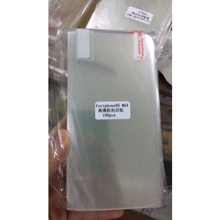 Nilong HD IPHONE 12 PRO MAX 12 MINI 11 PRO MAX XS MAX 6.5 INCH XR XS X DÁN MẶT SAU LƯNG TRONG SUỐT