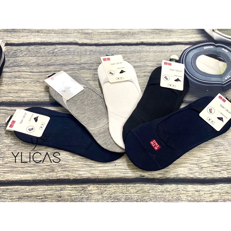 Tất nam vớ lười Uniqlo cotton tre cao cấp kháng khuẩn khử mùi. siêu êm có silicon chống tuột gót
