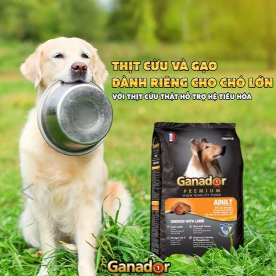 COMBO 5 GÓI THỨC ĂN GANADOR CỪU&amp; GẠO 400G
