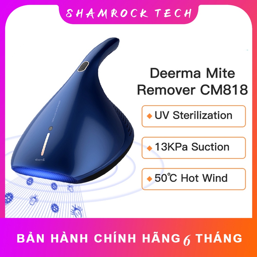 Máy hút bụi đệm giường Deerma CM818 diệt khuẩn bằng tia UV