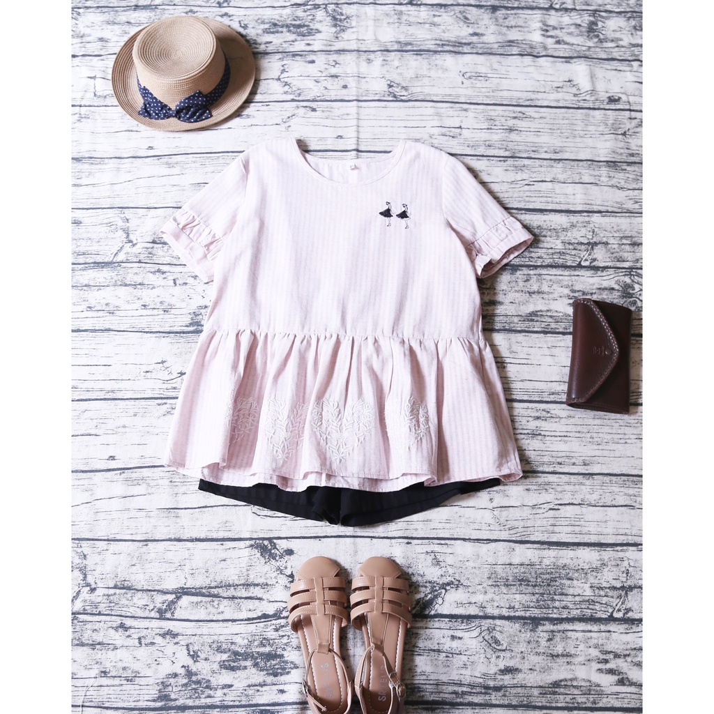 ÁO BABYDOLL THÊU FOM RỘNG