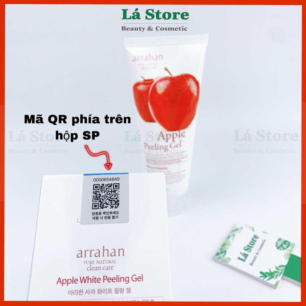 Kem Tẩy da chết Arrahann Apple Peeling Gel - Lá Store
