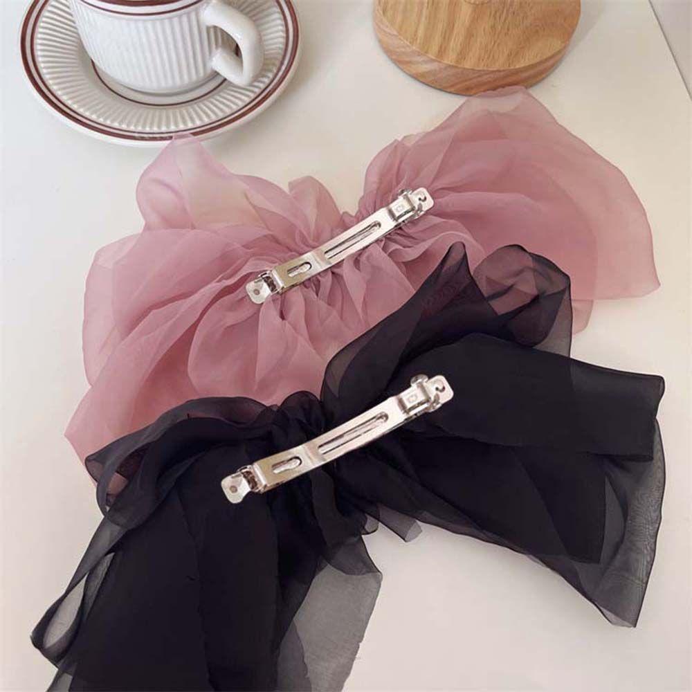 Kẹp Tóc Hình Nơ Chống Trượt Phong Cách Vintage Cho Đám Cưới