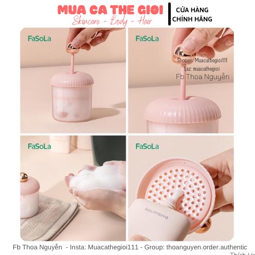 Cốc Tạo Bọt Sữa Rửa Mặt Fasola
