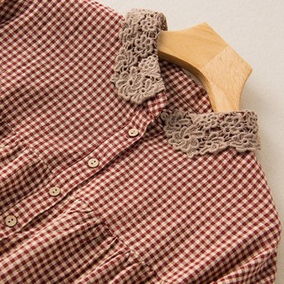 Áo sơ mi Linen kẻ form rộng