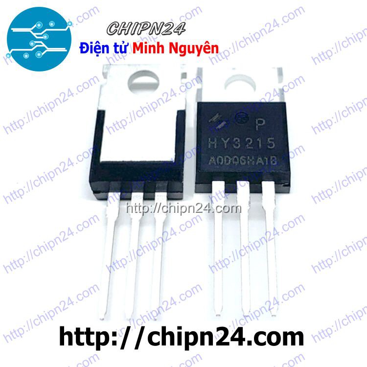 [2 CON] MOSFET HY3215 TO-220 120A 150V (Kênh N) (HY3215P 3215)