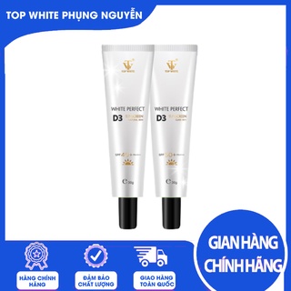 White perfect d3 kem chống nắng natural skin spf40+ pa++++ bảo vệ da