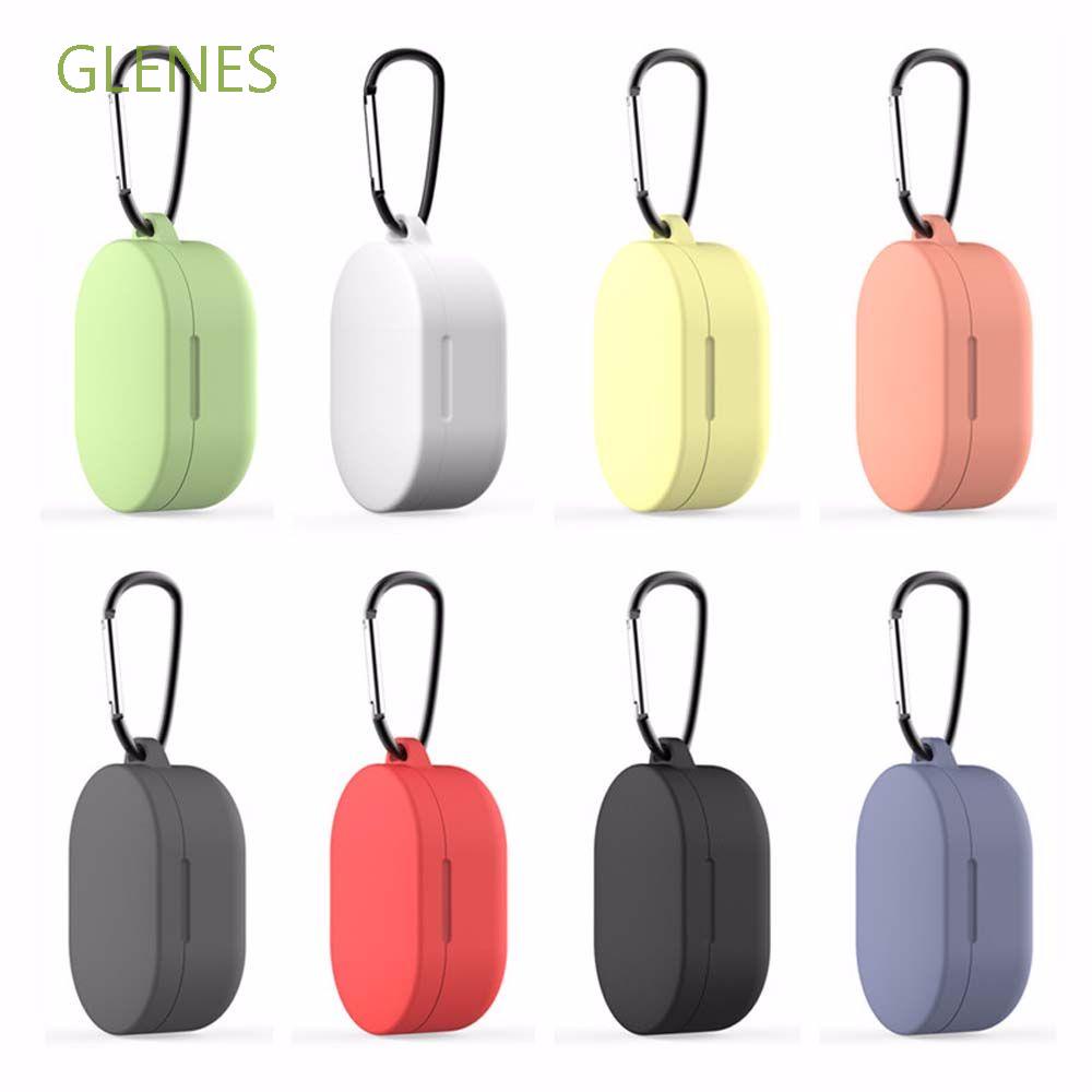 Vỏ Bảo Vệ Hộp Sạc Tai Nghe Bluetooth Redmi Airdots Bằng Silicon Mềm Họa Tiết Chấm Bi Nhiều Màu Chống Sốc