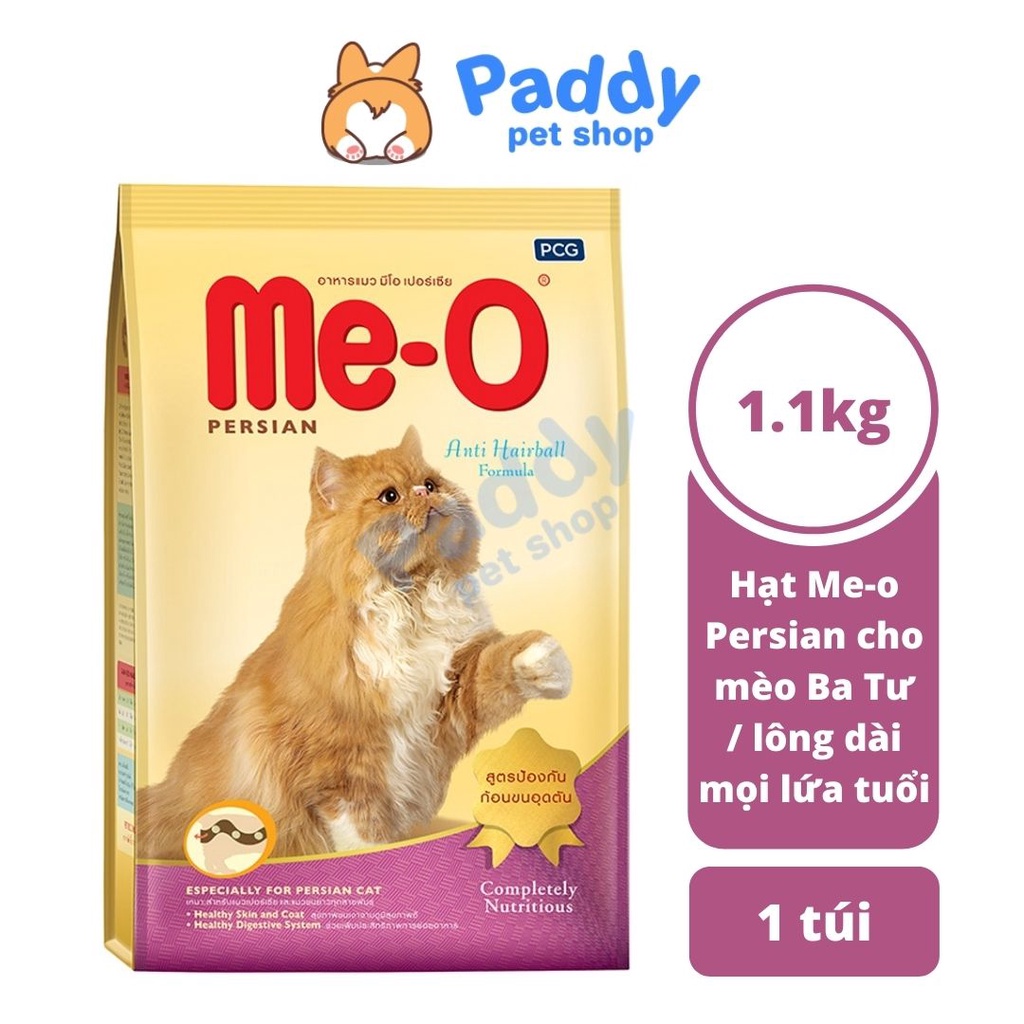 Hạt Me-O Persian Cho Mèo Lông Dài 1.1kg