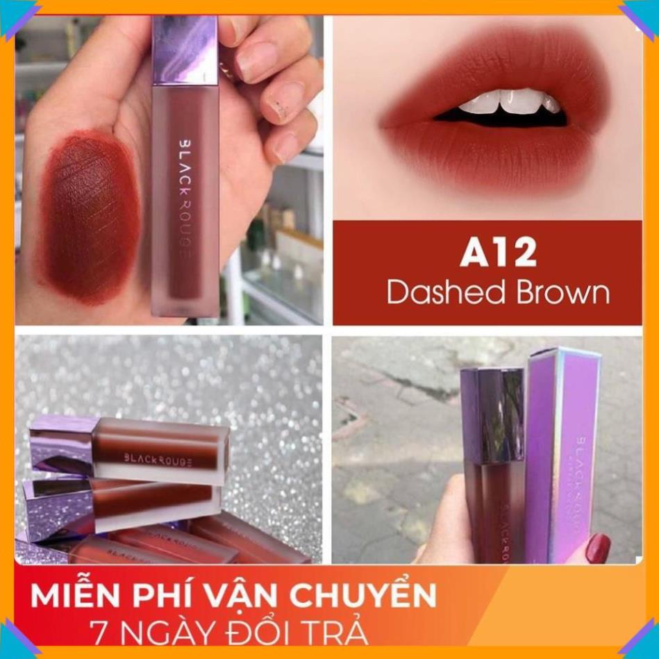 🎁NEW🎁 Son Black Rouge A12 ⚡️𝑯𝒂̀𝒏𝒈 𝑯𝒂𝒏𝒅𝒎𝒂𝒅𝒆⚡️ Màu Đỏ Nâu Trầm | Thế Giới Skin Care