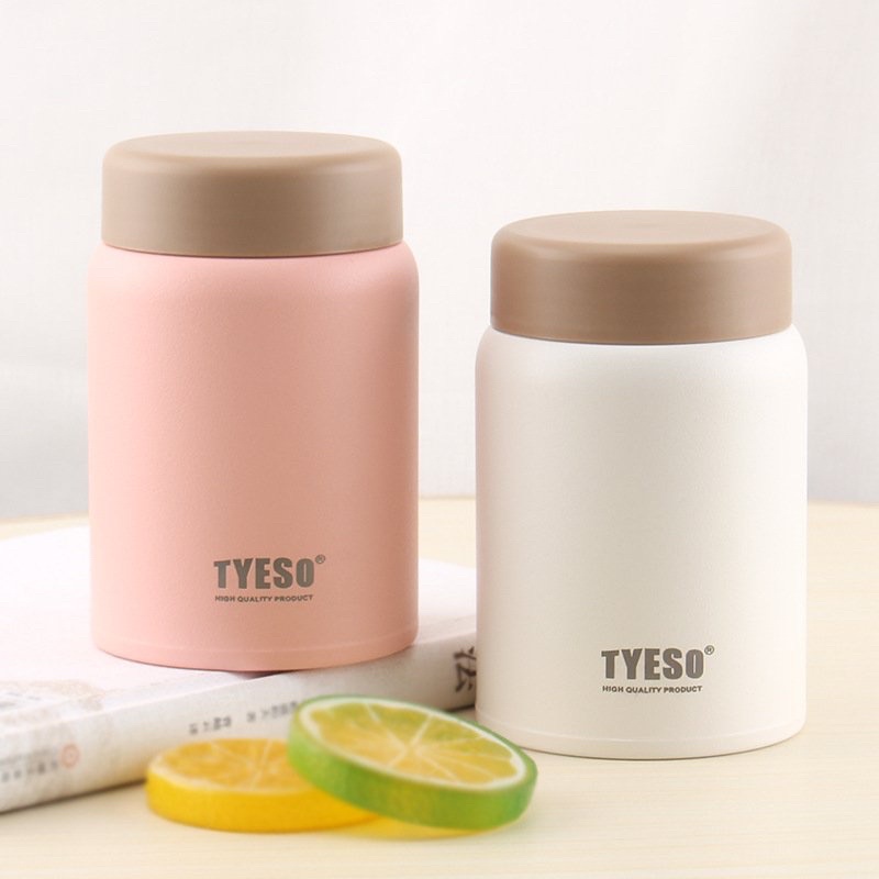 BÌNH GIỮ NHIỆT TYESO 280ml nhỏ gọn, mini, sang trọng quá tiện cho xe hơi