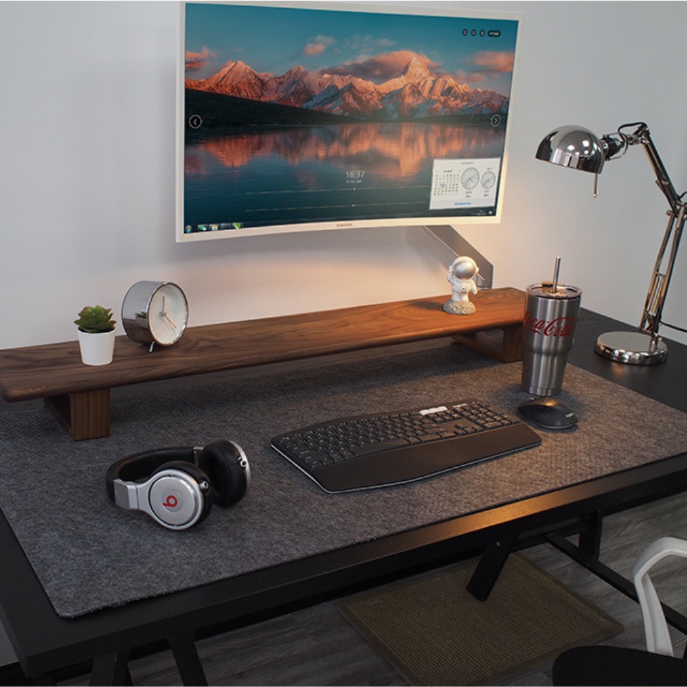 Thảm Nỉ Tấm Lót Trải Bàn Làm Việc Lót Chuột Cỡ Lớn Chống Xù Lông 80x40cm 90x45cm - Shop Nado