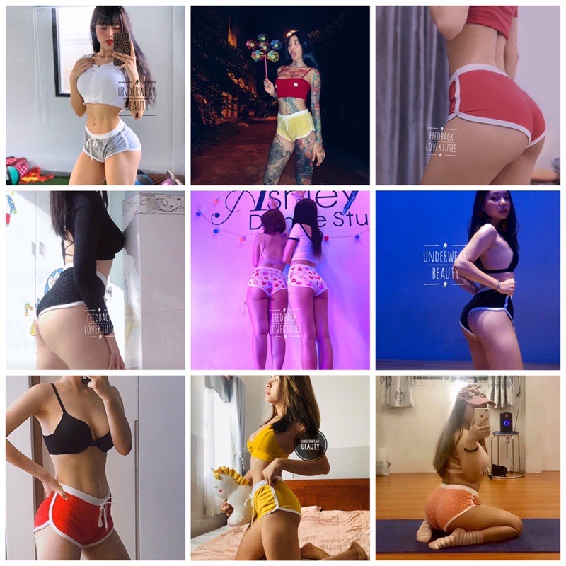 Quần BOOTY SHORT màu trơn ngắn ôm mông khoe dáng LOVEKIUTEE | BigBuy360 - bigbuy360.vn
