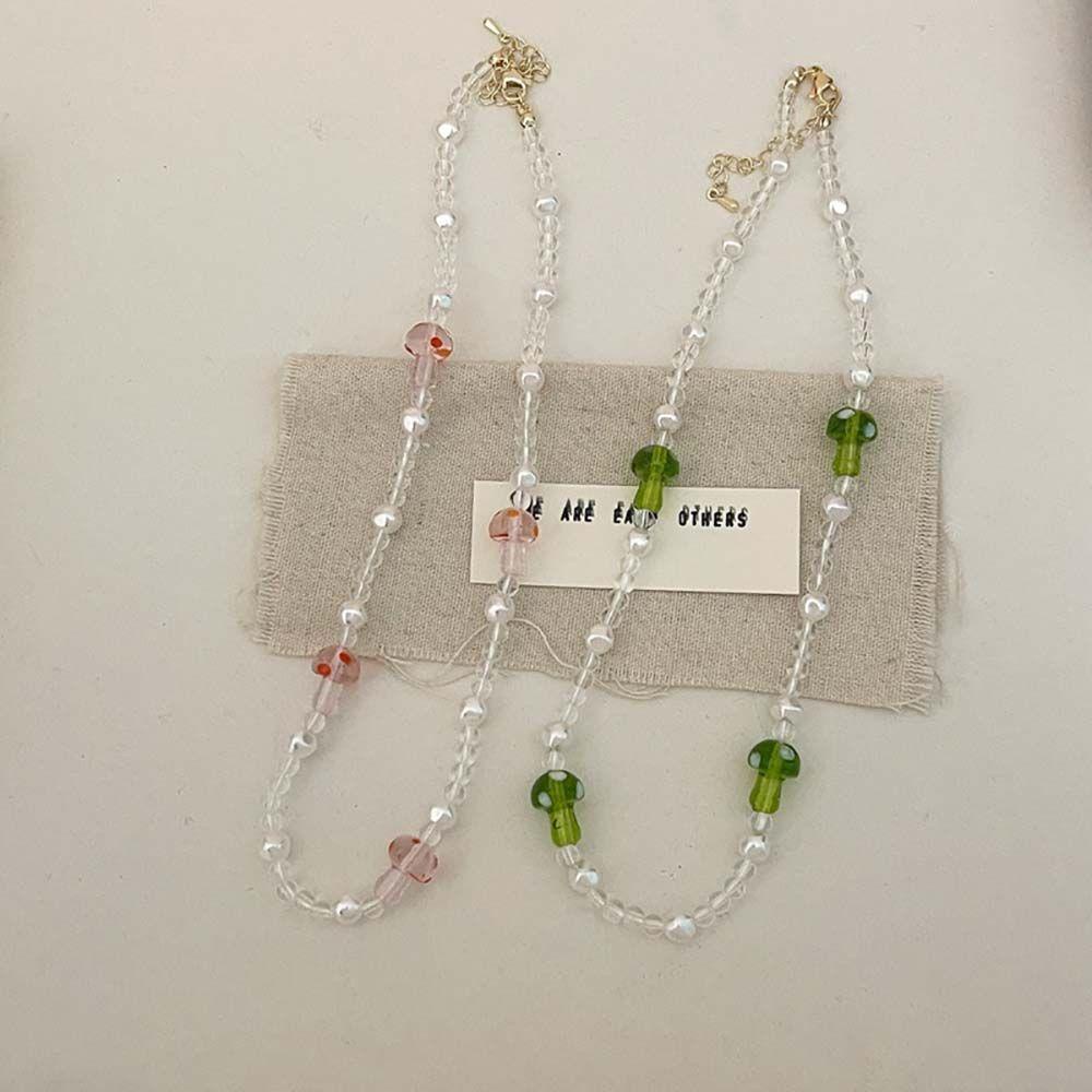 Vòng cổ Mặt Hình Nấm Phong Cách Hàn Quốc Ngọt Ngào Cho Nữ