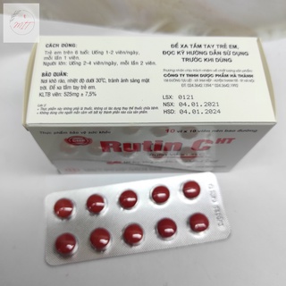 Rutin C HT Hộp 100 viên