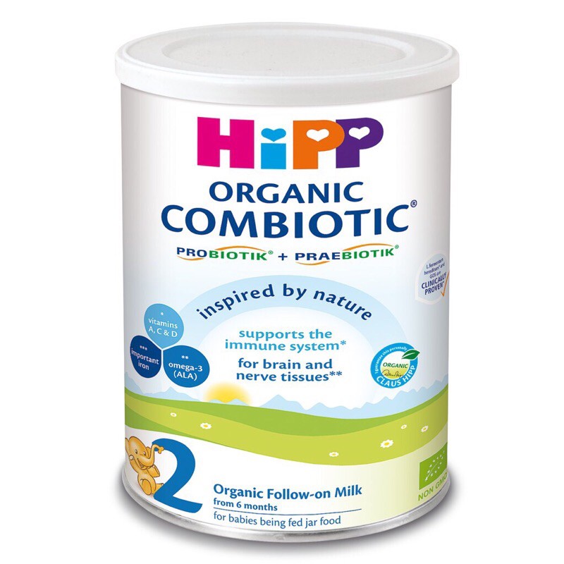 🎁Xả🎁 Sữa bột dinh dưỡng HiPP 2 Combiotic Organic 350g