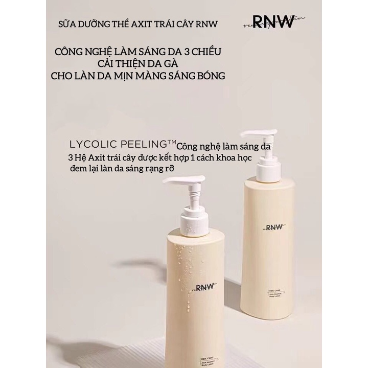 RNW Lotion Niacinamide Dưỡng Ẩm Làm Trắng Toàn Thân Có Hương Thơm Lâu Dài Cho Nữ