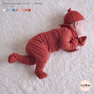 Cookie- Bộ sơ sinh cài chéo