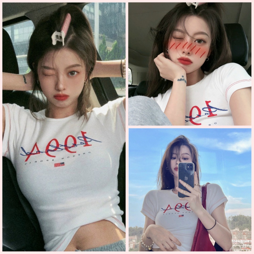 [ ẢNH THẬT + VIDEO ] Áo thun body 1994 Chất cotton co giãn tốt, from ôm tôn dáng