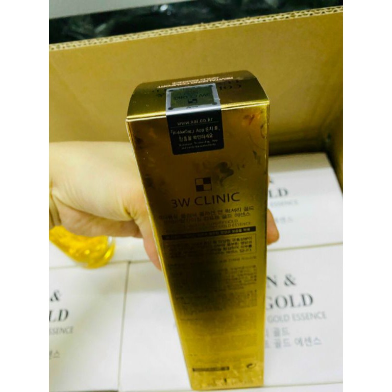 Tinh chất Collagen and Luxury Gold 3W Clinic cho làn da căng mịn, trắng hồng.