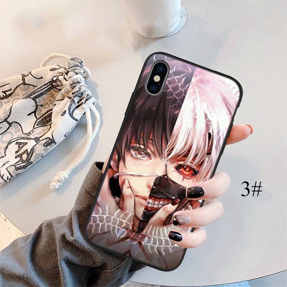 Ốp Điện Thoại Dẻo Họa Tiết Hoạt Hình Tokyo Ghoul Cho iPhone 13 12 Pro Max Mini XS Max X FO88