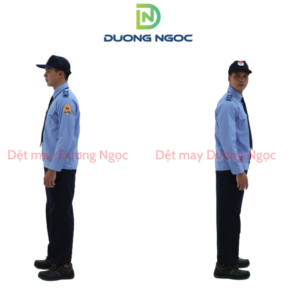Đồng Phục Bảo Vệ, Bộ Quần Áo Bảo Vệ Tay Ngắn, Dài Theo Thông Tư 08 Đủ Size BV03 Không Kèm Phụ Kiện