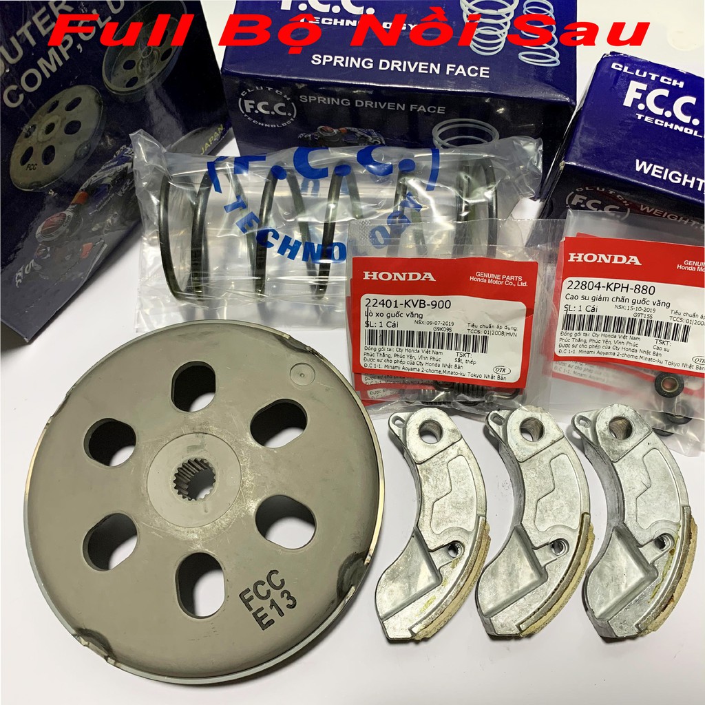 Bộ nồi sau Honda SHVN - Chống rung đầu xe