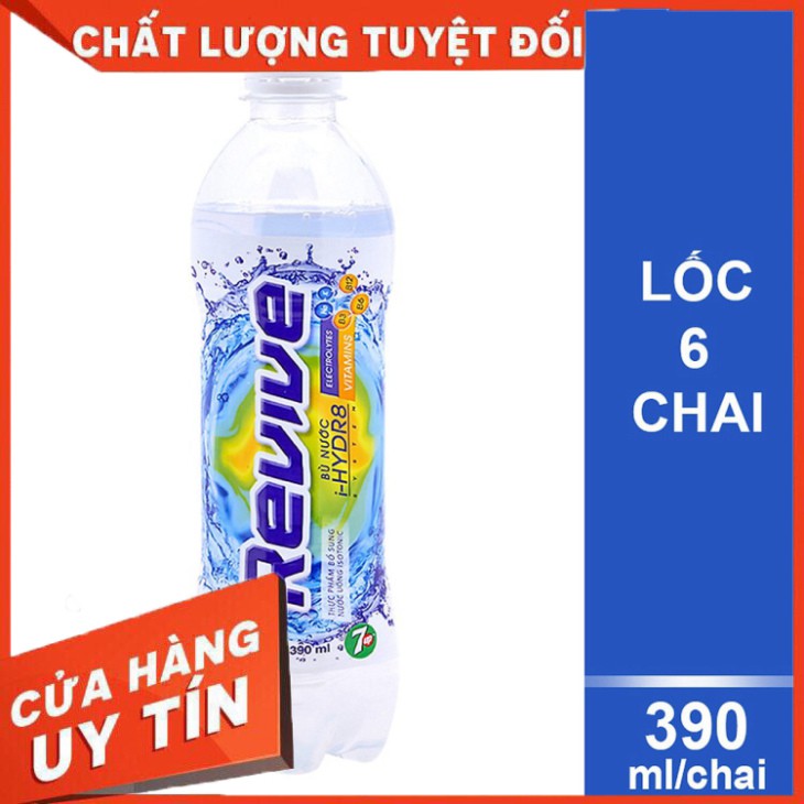 Hàng có sẵn Lốc 6 chai nước uống Isotonic Revive 500ml