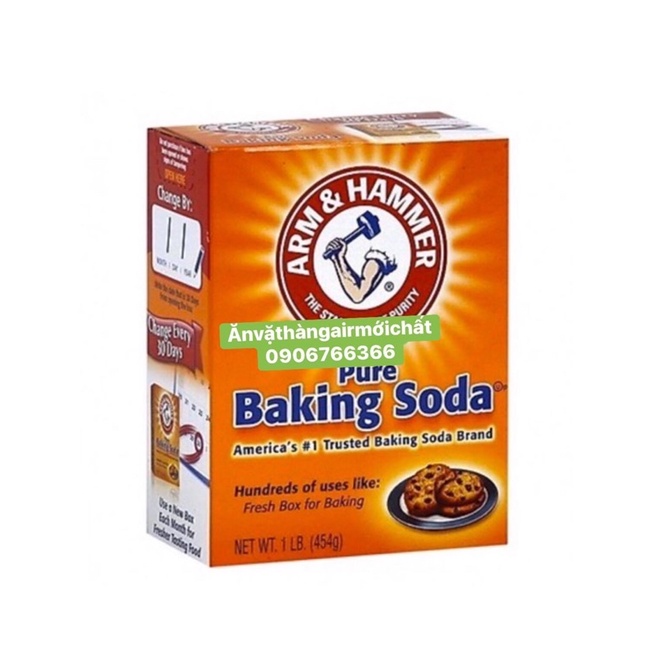 Bột Baking Soda Arm & Hammer Mỹ Hộp 454g