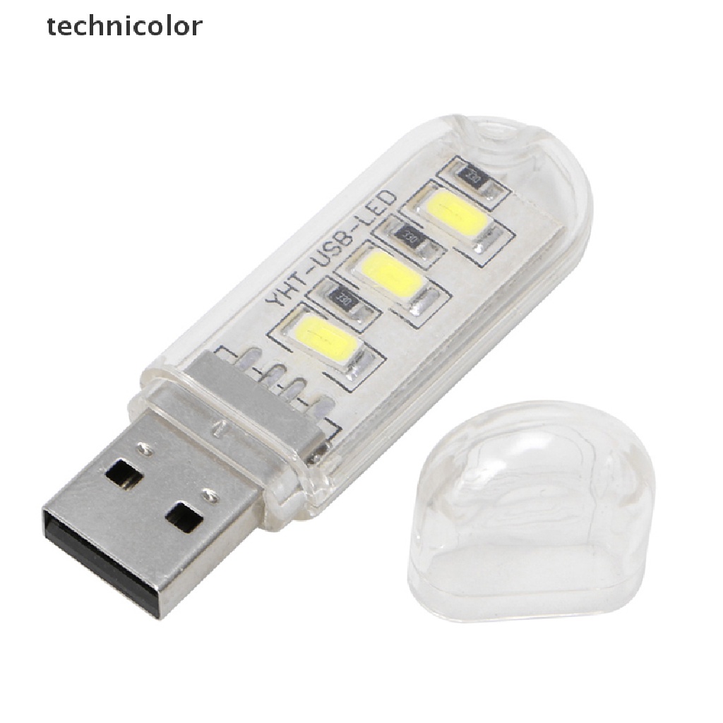 Chip Đèn LED 3 Bóng Mini Sử Dụng Nguồn Điện USB Dùng Khi Đi Cắm Trại