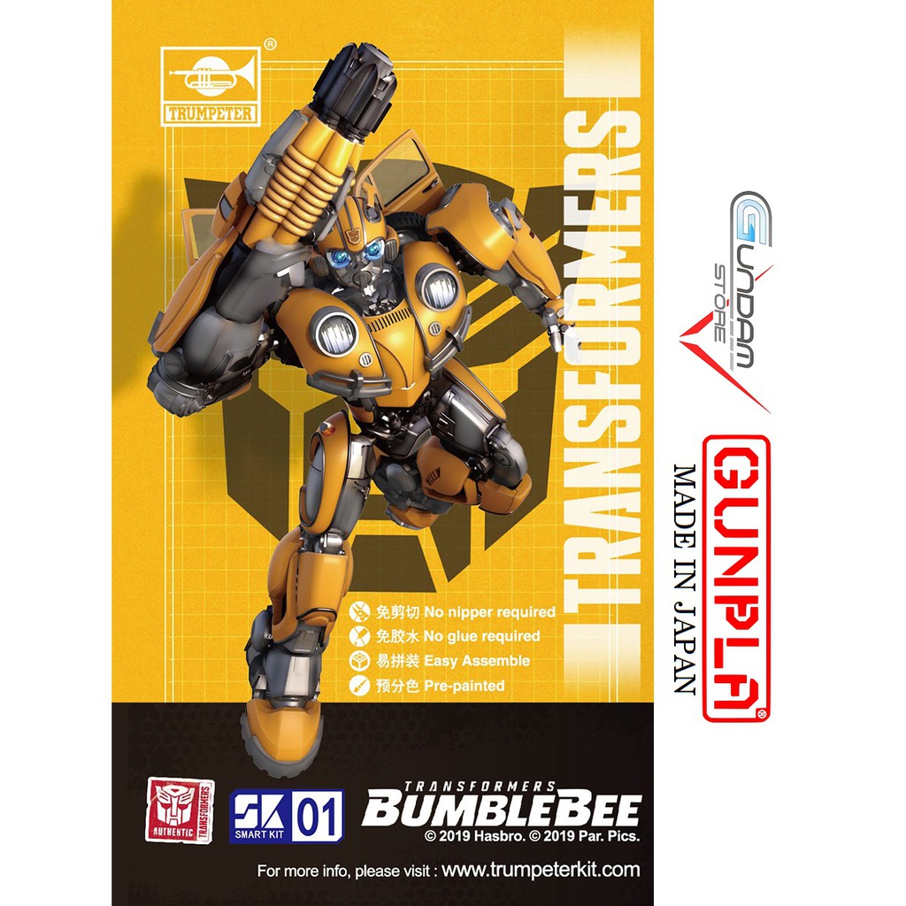 Mô Hình Transformer Movie Trumpeter BumbleBee Đồ Chơi Lắp Ráp Anime