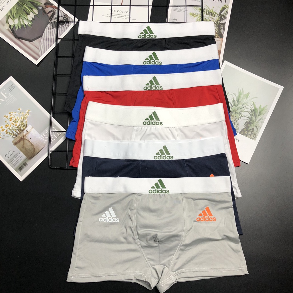 Quần lót đùi nam thun lạnh adidas,quần sịp nam thun lạnh cao cấp vải mềm mịn thoáng khí ZC24A
