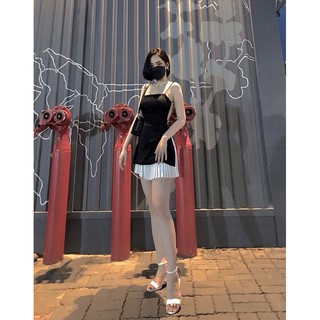 Áo lụa 2d hở lưng 3 màu