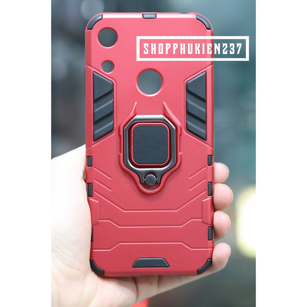 [Freeship toàn quốc từ 50k] Ốp Lưng Chống Sốc Ironman Ver 3 Có Giá Đỡ Dành Cho Honor 8A , Huawei Y6 2019 Ốp Lưng Cao Cấp