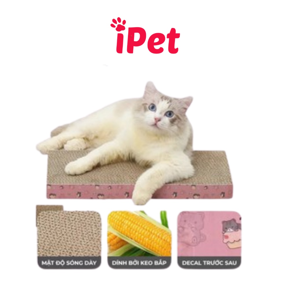 Bàn Cào Móng Cho Mèo Có Catnip Hình Chuột - iPet Shop
