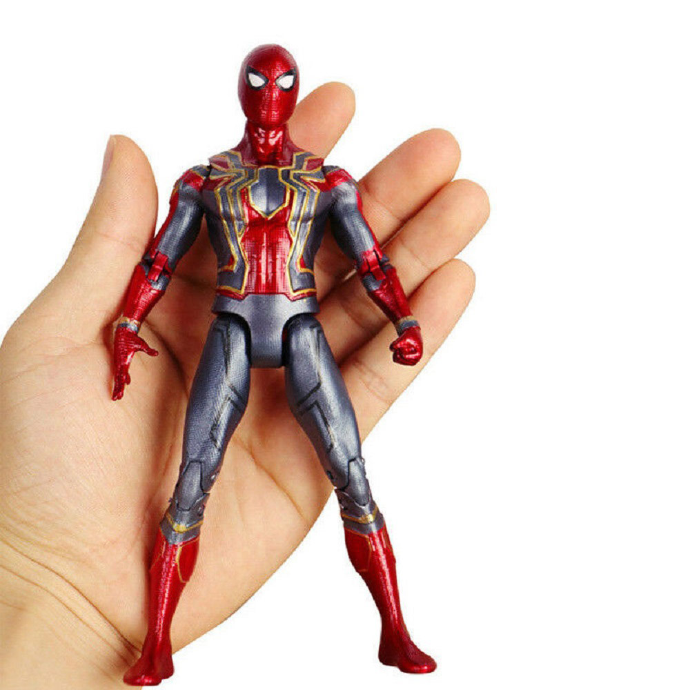 Details about  Avengers 3 Infinity War Iron Spiderman 6" Spider-Man Action Figure Toys Gifts UK