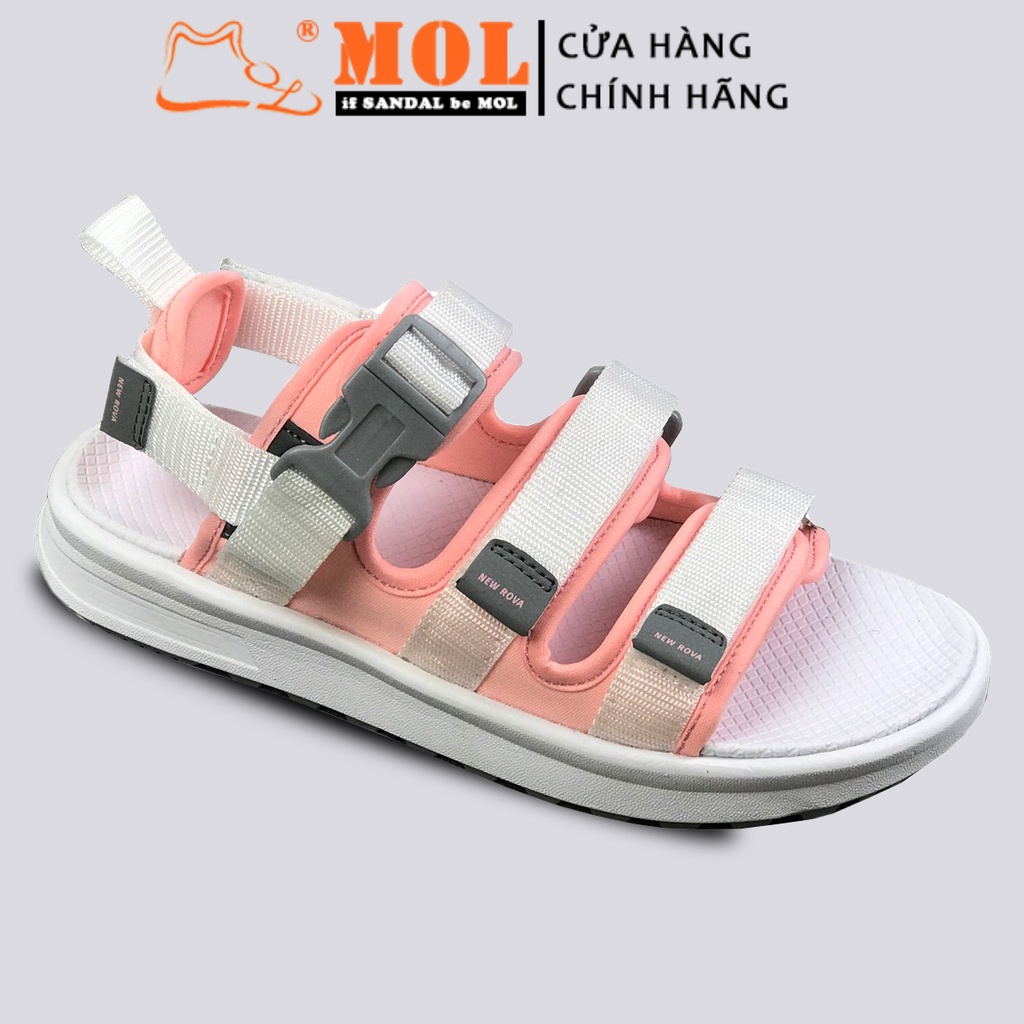 Giày sandal Rova nữ học sinh quai dù RV3408P - MOL VN