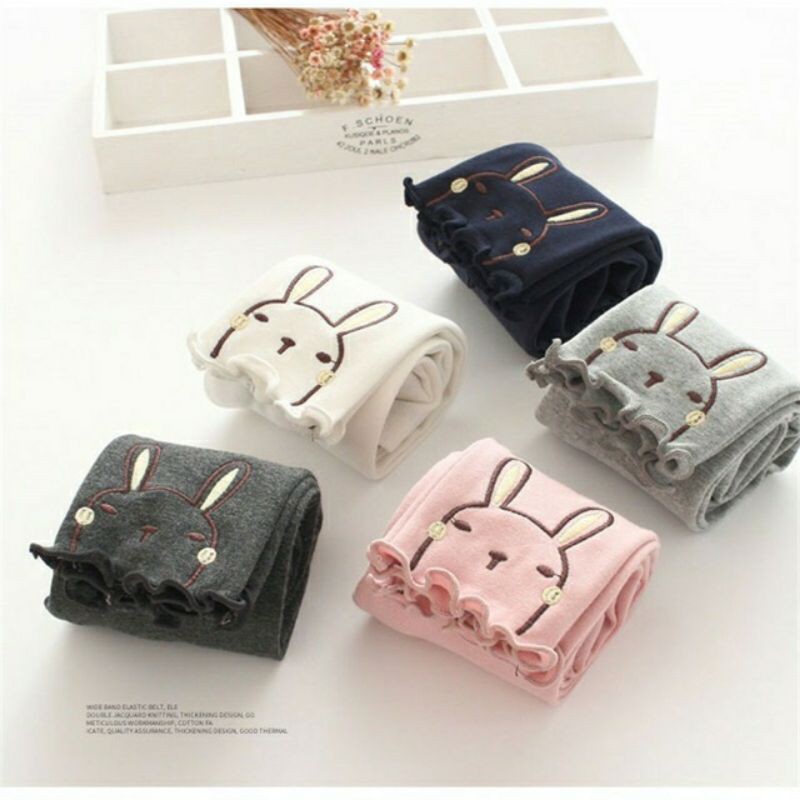 QUẦN LEGGING THỎ CUTE CHO BÉ GÁI