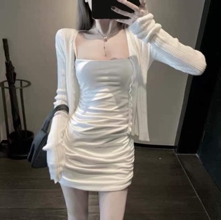 Váy 2 dây body zip zara