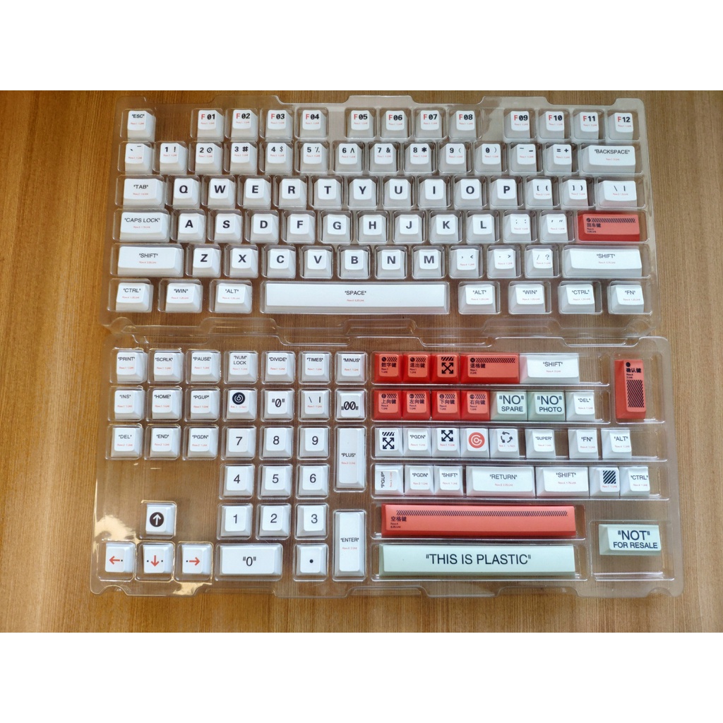 Set Keycap PBT in dyesub nhiều phối màu, nút bàn phím cơ phù hợp hầu hết các loại bàn phím layout thông dụng