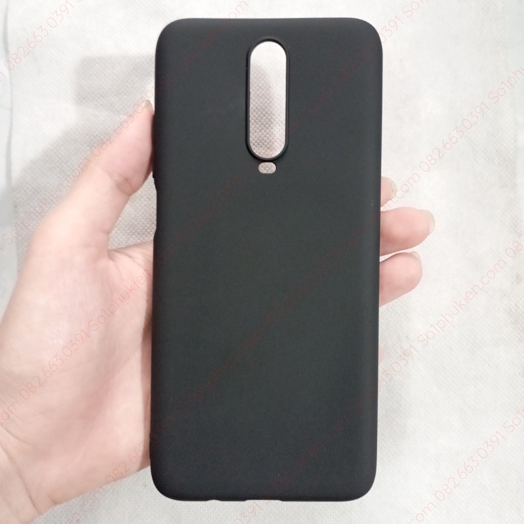 Ốp lưng Xiaomi K30 dẻo đen trơn, dẻo trong đục chống ố có viền gồ bảo vệ camera