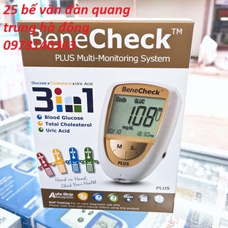  Máy đo 3 trong 1 đường huyết, mỡ máu, gút BeneCheck