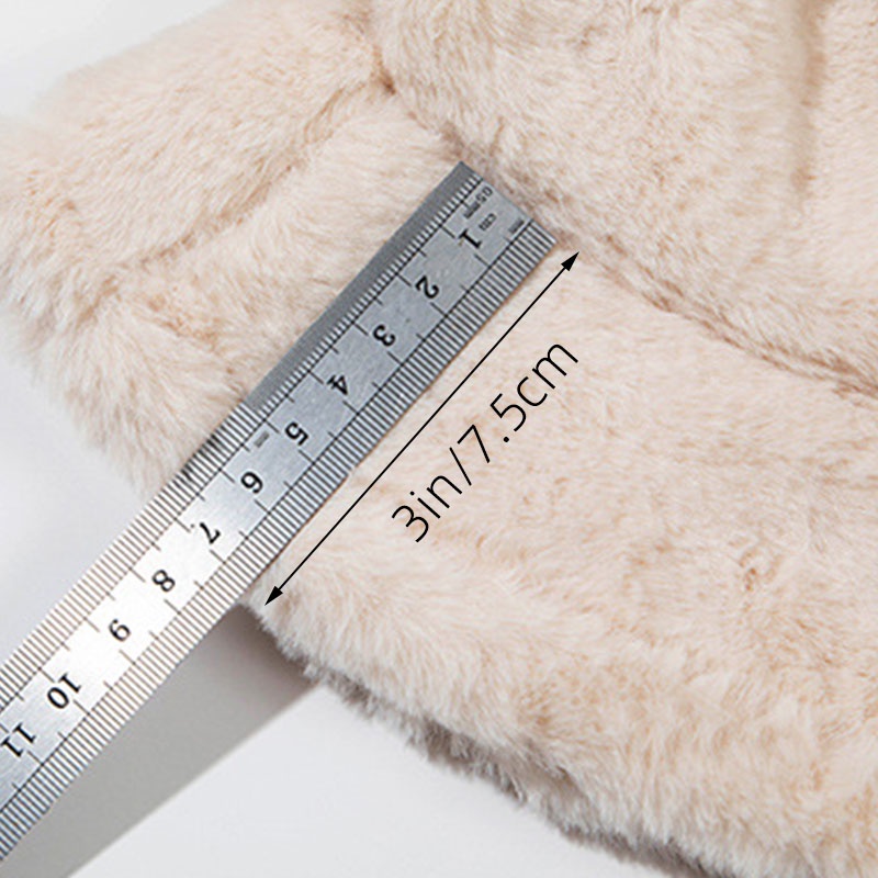 Mũ bucket lông nhung mềm mại hoạ tiết da báo phong cách Retro cho nữ