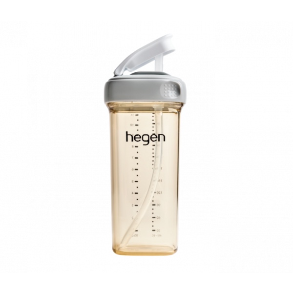 [Hàng Chính Hãng] Bình tập uống Hegen Straw cup PPSU 330ml