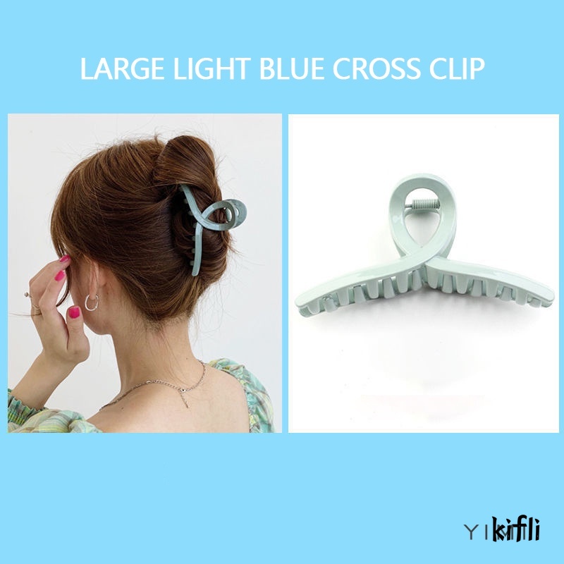 Kẹp Tóc Kiểu Dáng Đơn Giản Thời Trang Phong Cách Hàn Quốc Cho Nữ