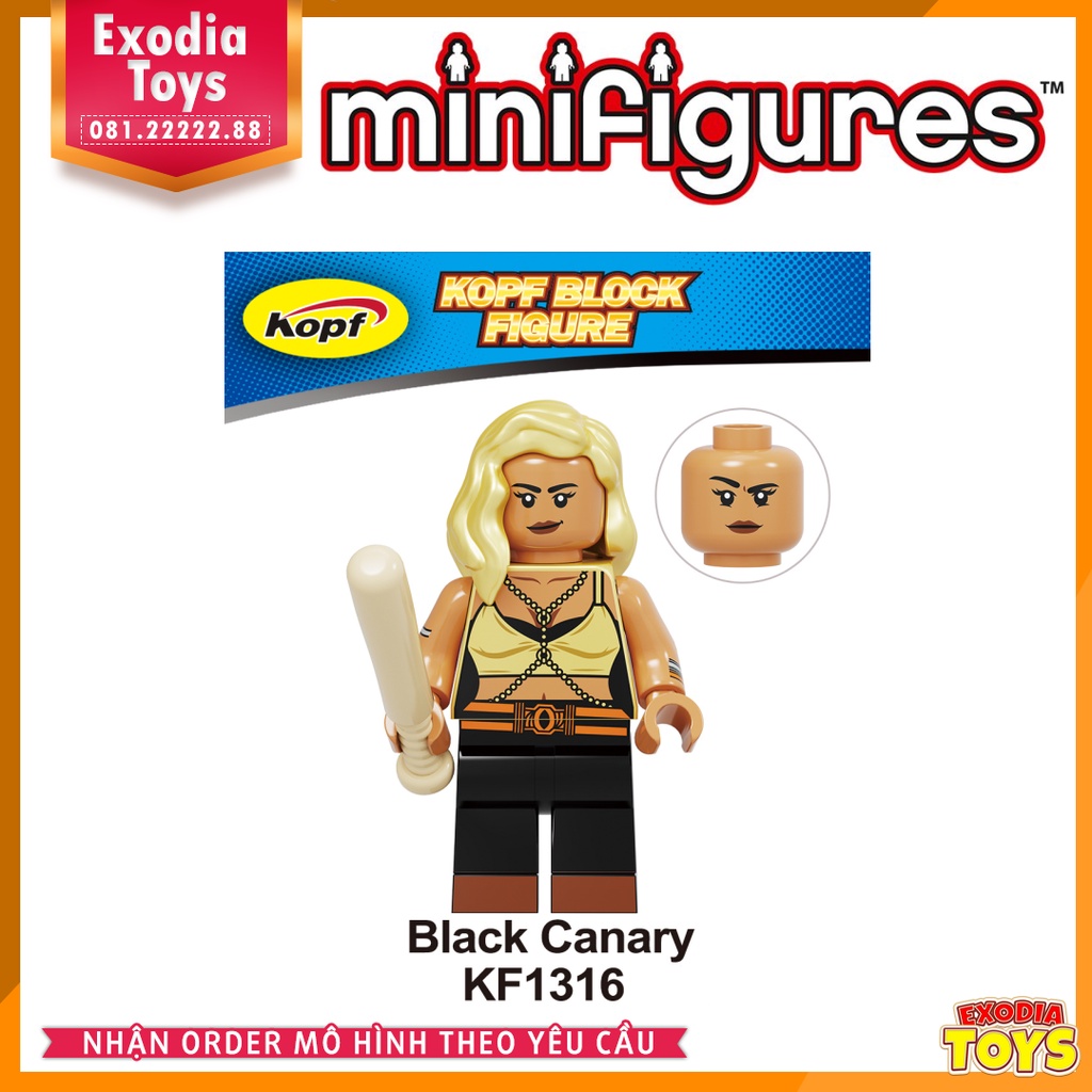 Xếp hình Minifigure DC Comics Birds of Prey: Cuộc lột xác của Harley Quinn - Đồ Chơi Lắp Ghép Sáng Tạo - KF6113