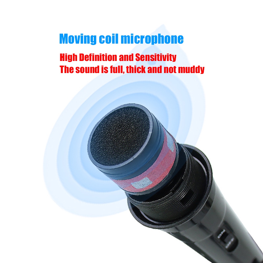Micro Có Dây Và Công Tắc Dài 2m Để Hát Karaoke / Hát Karaoke / Speech / Đám Cưới